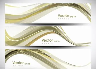 流畅动感线条 横幅图片