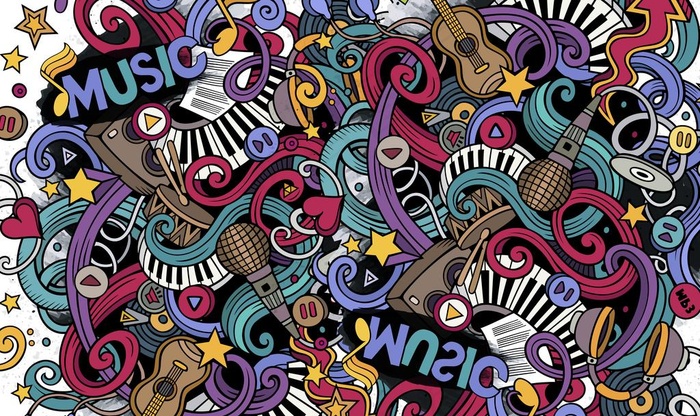 嘻哈背景素材动感潮流饶舌图片