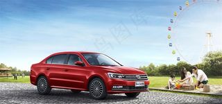 朗逸软性广告堆沙篇图片