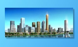 天津滨海新区响螺湾区域效果图图片