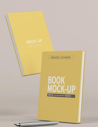 书本封面样机图片