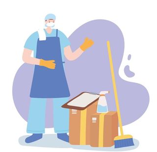 扁平人物插画图片