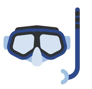 卡通潜水装备图片