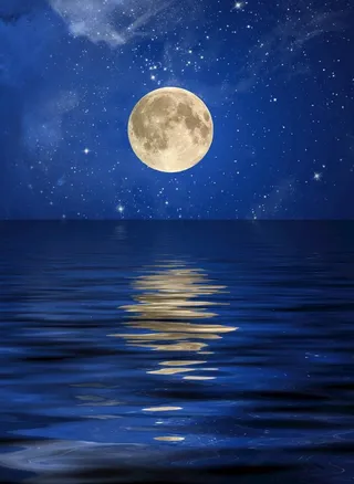 唯美月亮素材图片