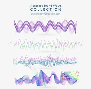 音效音频波形图片