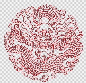 中国龙纹图腾图片