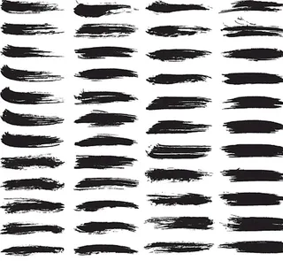 书法笔触001图片