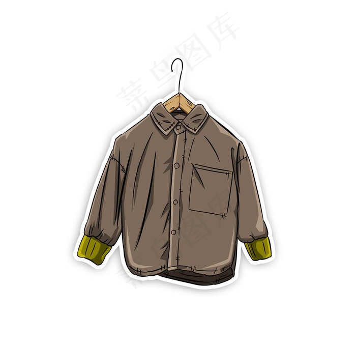 服装衣服架外贸买衣服上衣长袖卡图片(2000x2000)psd模版下载
