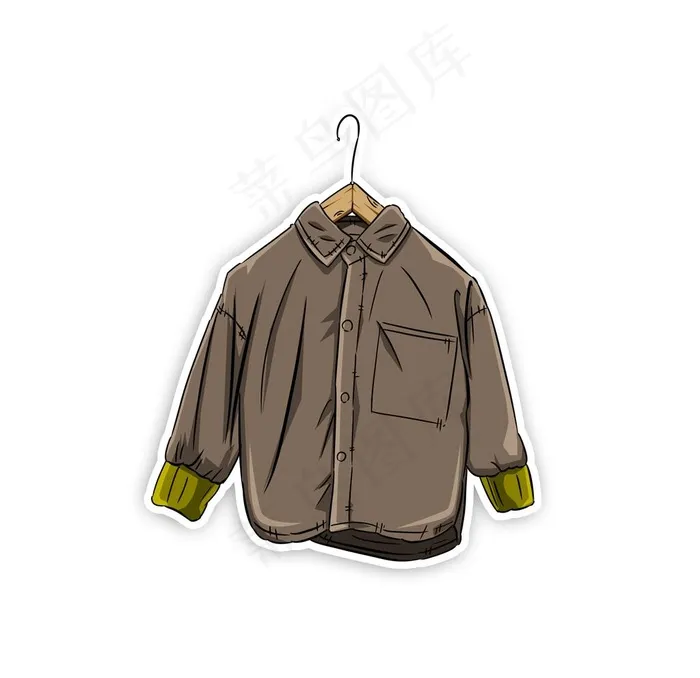 服装衣服架外贸买衣服上衣长袖卡图片(2000x2000)psd模版下载