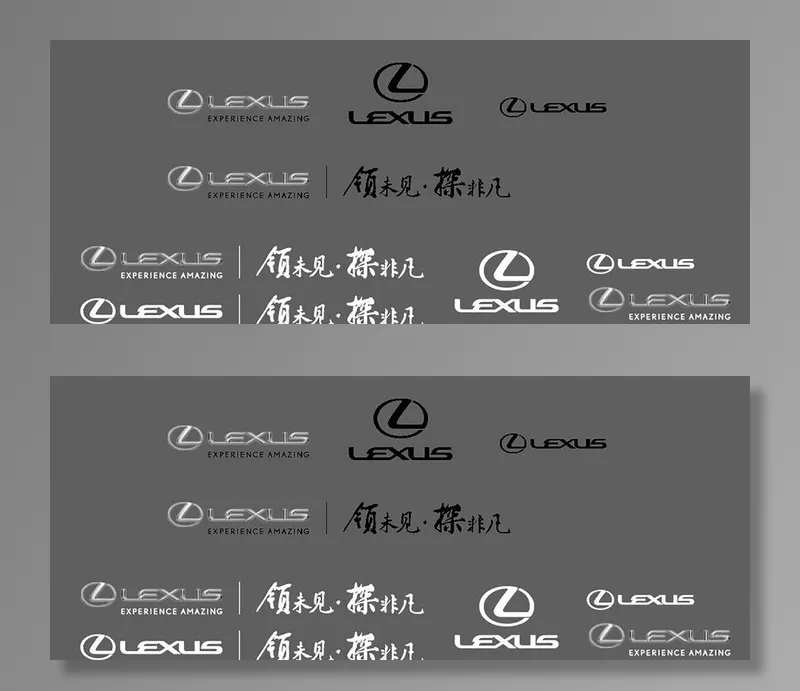 雷克萨斯logo图片ai矢量模版下载