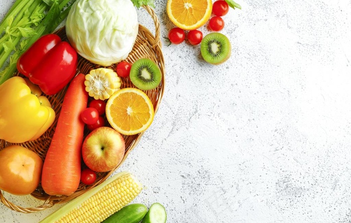 蔬菜水果超市背景海报素材图片