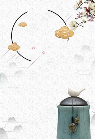 中式民俗古风水墨装饰画图片