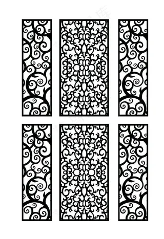 家居隔断 中式花纹 雕花图片