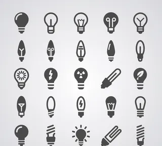 灯泡图标图片