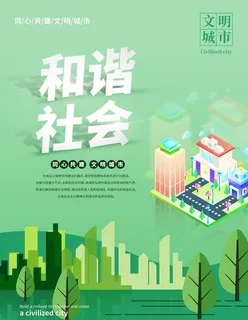 创文明城市海报图片