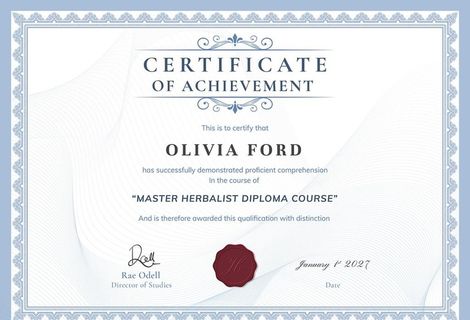 简约证书模板图片