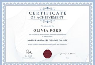 简约证书模板图片