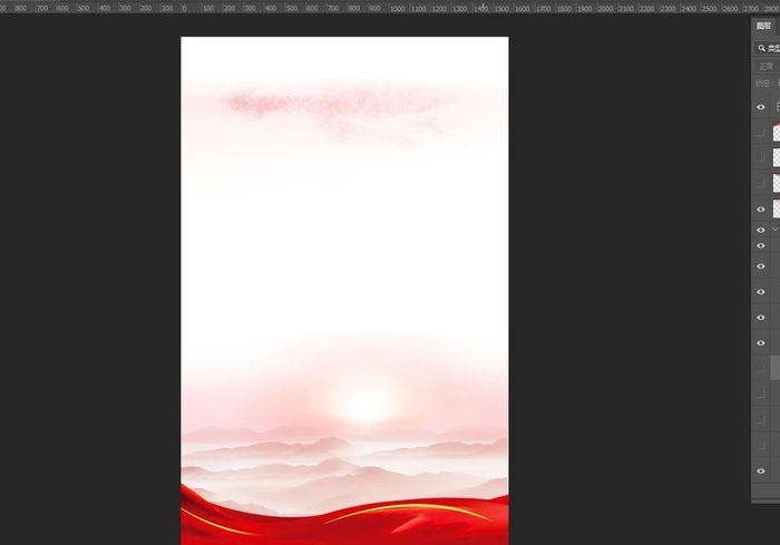 党建红色背景太阳图片