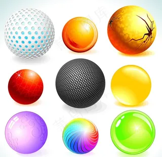 彩色球图片