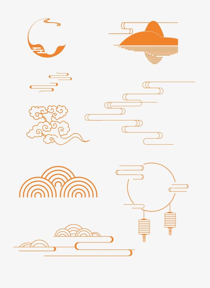 国潮素材图片(2480x3508)psd模版下载