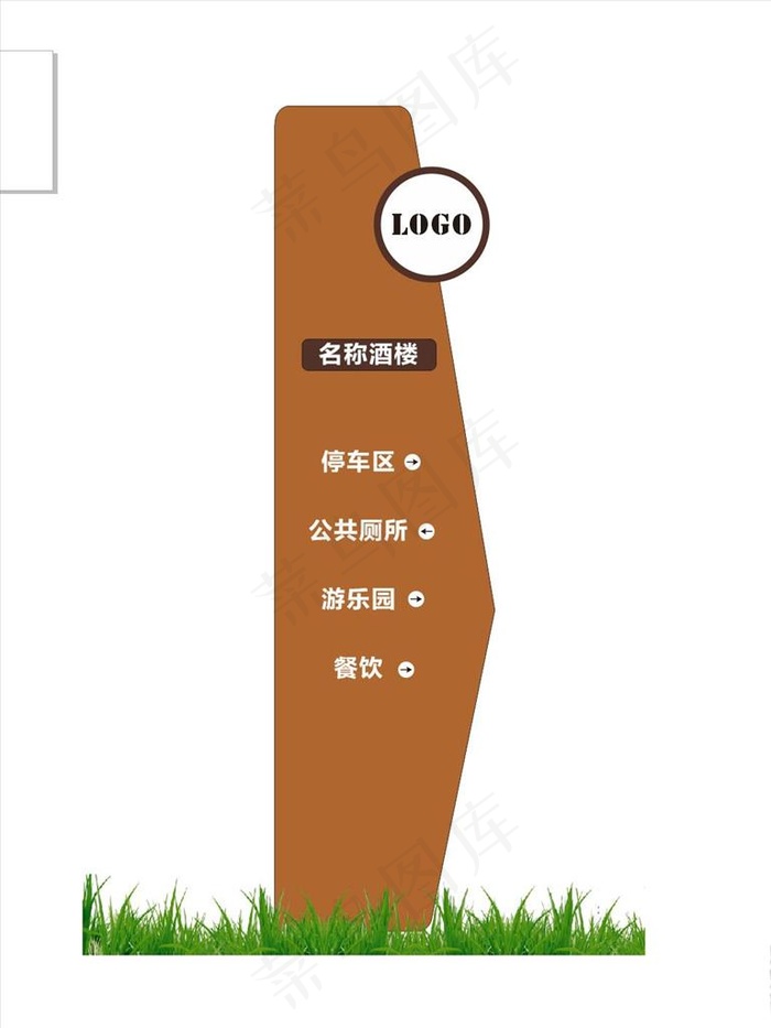 导视牌图片cdr矢量模版下载