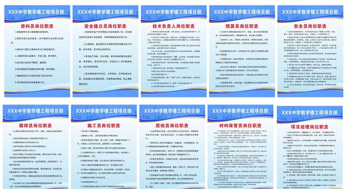 工地制度图片cdr矢量模版下载