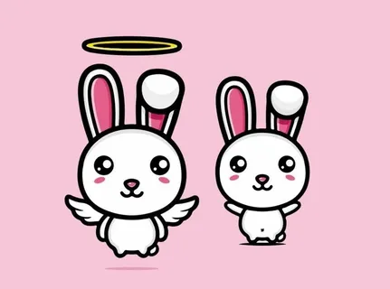 卡通兔子图片