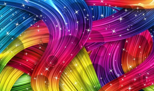 时尚炫彩背景墙图片