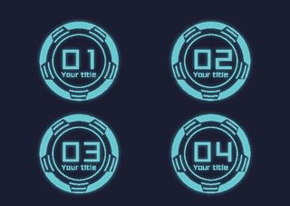 科技感楼层号图片