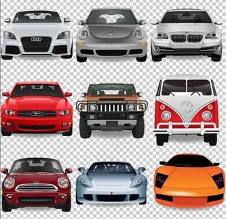 10款汽车图标透明背景免扣素材图片