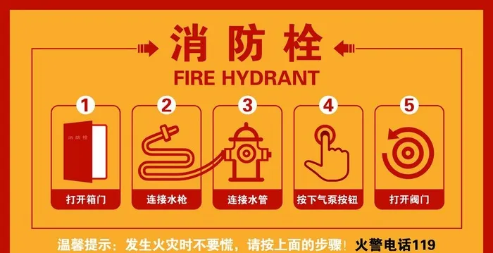 消防栓图片ai矢量模版下载