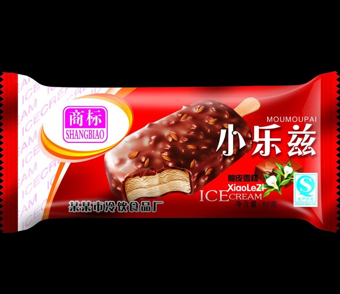 雪糕包装袋图片
