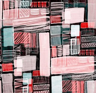 几何 数码印花图片