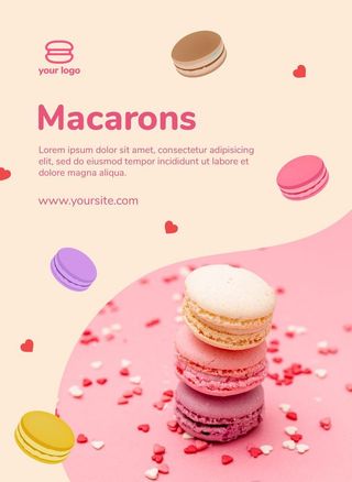 马卡龙海报图片