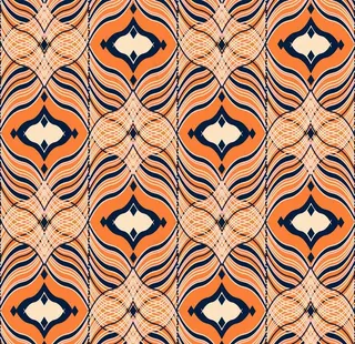 几何抽象数码印花图案图片