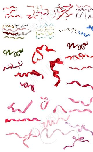 丝带集合图片