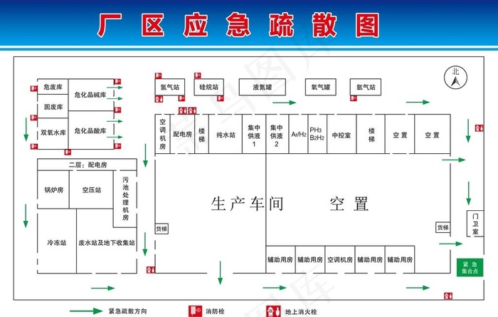 应急疏散图图片