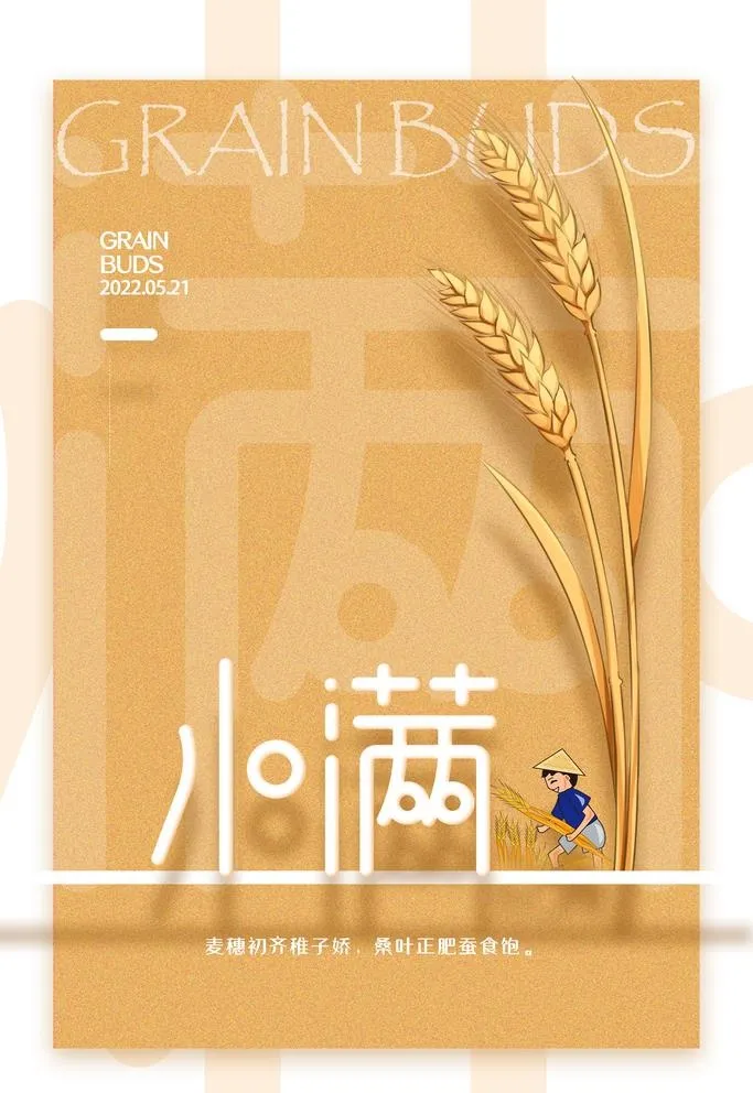 小满海报图片(2835x4252)psd模版下载
