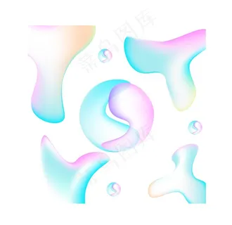 流体渐变素材图片