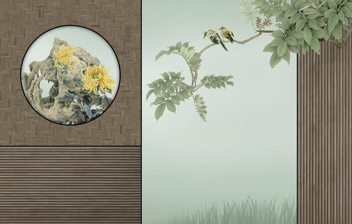 工笔花鸟画图片(9071x5669)