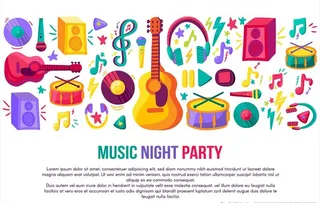 音乐节海报图片