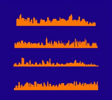 矢量城市建筑剪影  塔尖 地标图片