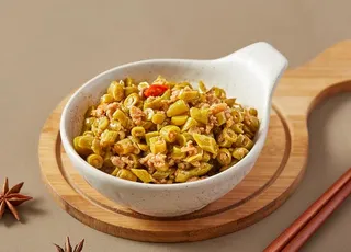 肉沫豆角 酸豆角肉沫图片