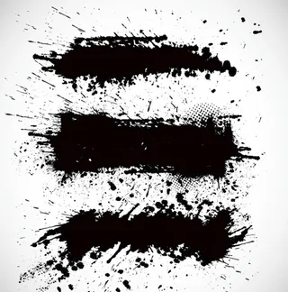 墨迹笔触笔刷图片