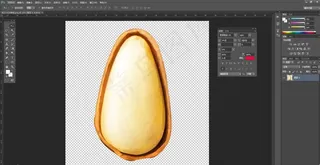 坚果 巴西松子 手绘图图片