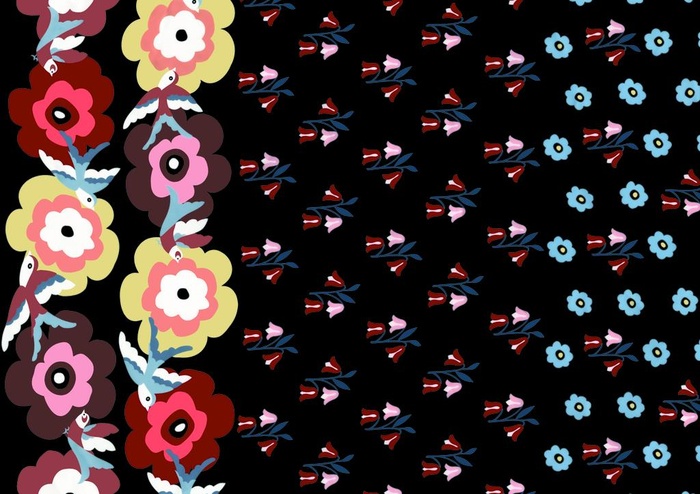 定位花图片
