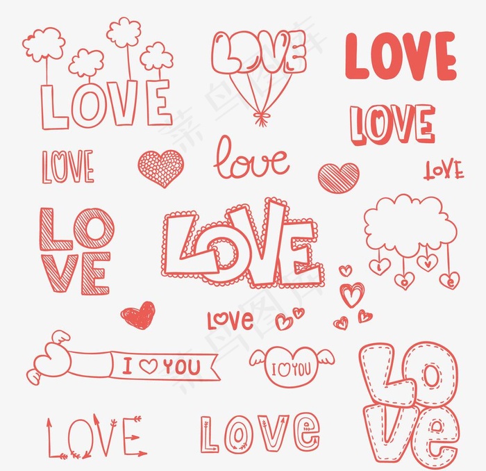 情人节装饰品图片