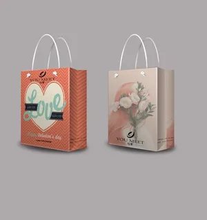 甜美时尚手提袋效果图图片