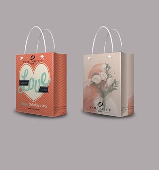 甜美时尚手提袋效果图图片