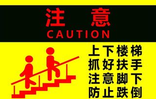 上下楼梯 注意安全图片